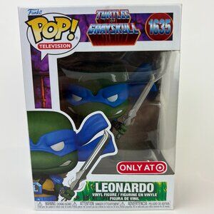 Funko Pop!  Leonardo in Eternia Armor, part of the "Turtles of Grayskull" #1635